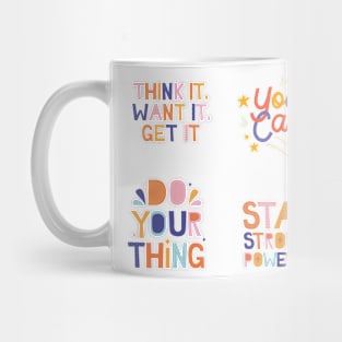 Motivational quotes pack Mug